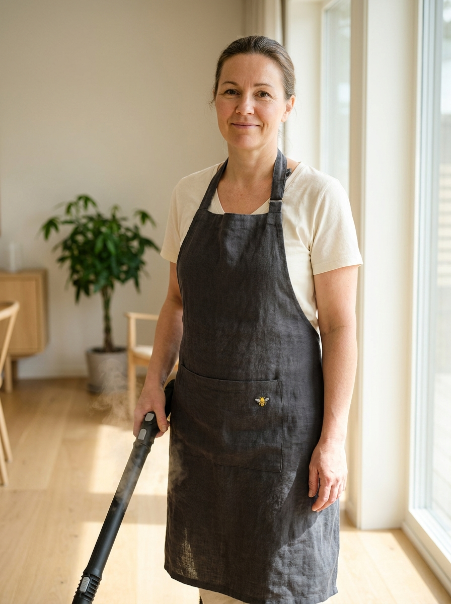 En CleanBee-partner på en opgave